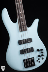 Fodera Monarch Deluxe Bass Guitar in Sonic Blue