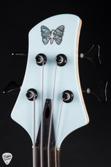 Fodera Monarch Deluxe Bass Guitar in Sonic Blue