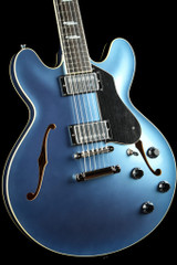 Collings I-35 LC Custom Inlay/ThroBaks - Pelham Blue