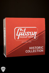 Gibson Custombucker Matched Set, Double Black, True Historic Gold Covers, 2-Conductor, Unpotted, Alnico 3, 8K Humbucker Pickups