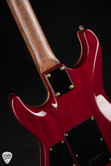 Suhr Standard Carve Top Pau Ferro Neck Electric Guitar in Trans Purple Burst