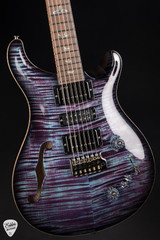 Paul Reed Smith Eddie’s Guitars Wood Library Special Semi Hollow – Purple Mist/Brazilian Fretboard/Stained Maple Neck Electric Guitar