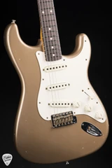 Fender Custom Shop Master Built 1959 Transition Stratocaster Journeyman Relic Electric Guitar in Shoreline Gold