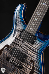 Paul Reed Smith Eddie's Guitars Wood Library Hollowbody II Piezo/Stained Neck Electric Guitar in Charcoal Blue Burst