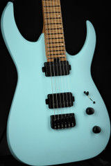 Jackson USA Misha Mansoor Juggernaut HT6, Caramelized Flame Maple Fingerboard - Satin Daphne Blue/B Stock