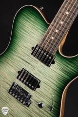 Suhr Modern T Black Limba Electric Guitar in Faded Trans Green Burst