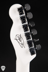 Fender Limited Edition FINNEAS American Acoustasonic Telecaster Electric Guitar in Arctic White Satin