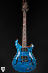 Paul Reed Smith Eddie's Guitars Wood Library Hollowbody II Piezo Cocobolo - Aquamarine