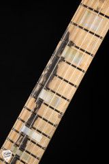 Dunable Asteroid Electric Guitar in Buckeye Burl