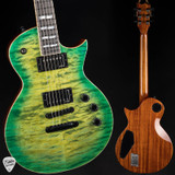 ESP USA Eclipse QM Electric Guitar in Lime Burst