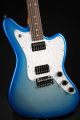 Used - Suhr Classic JM Roasted - Silver Sparkle Blue Burst/Signed By John Suhr