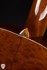 Atkin The Thirty Six - L36 Deluxe Black Top - Baked Sitka Spruce & Pomelle Sapele Acoustic Guitar