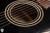 Atkin The Thirty Six - L36 Deluxe Black Top - Baked Sitka Spruce & Pomelle Sapele Acoustic Guitar