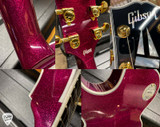 2024 – Gibson Custom Shop PSL Les Paul Custom Gloss Pink Sparkle Electric Guitar