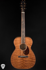 Huss & Dalton OM Custom - Curly Redwood & Figured Myrtlewood Acoustic Guitar
