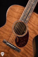Huss & Dalton OM Custom - Curly Redwood & Figured Myrtlewood Acoustic Guitar