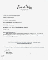 Huss & Dalton OM Custom - Curly Redwood & Figured Myrtlewood Acoustic Guitar