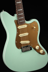 Fender Limited Edition Parallel Universe Volume II Strat Jazz Deluxe - Transparent Faded Seafoam Green