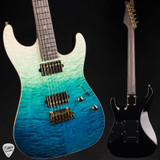 Suhr Standard Rosewood Neck Electric Guitar in Aqua Blue Gradient
