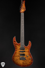 Suhr Modern Black Limba Quilt Maple Electric guitar Copperhead Burst