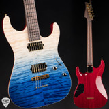 Suhr Standard Indian Rosewood Neck Electric Guitar in Ocean Blue Gradient