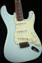Fender Custom Shop Master Built Roasted '59 Stratocaster Journeyman Brazilian - Aged Sonic Blue