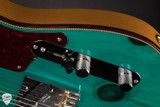 Fender Custom Shop LTD Knotty Pine Telecaster Thinline NOS Electric Guitar in Aged Teal Green Trans