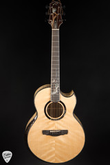 Kevin Ryan "Musashi" Nightingale Grand Soloist - Flamed Swiss Spruce & Spalted Tamarind - NAMM 2025 Acoustic Guitar