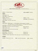 2024 - G&L Custom Shop CLF Research Espada - Champagne Flake