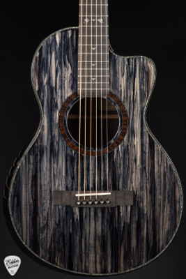 Sale Pending - Kevin Ryan "The Indigo" Abbey Grand Parlor - European Spruce & Indian Rosewood - NAMM 2025 Acoustic Guitar