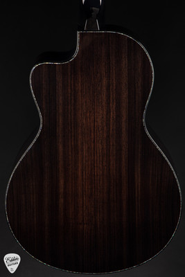 Sale Pending - Kevin Ryan "The Indigo" Abbey Grand Parlor - European Spruce & Indian Rosewood - NAMM 2025 Acoustic Guitar