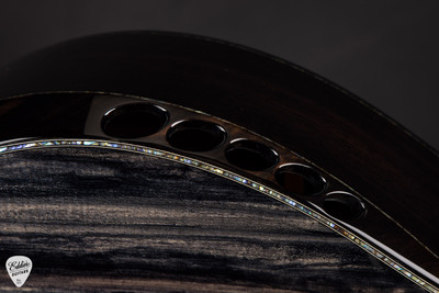 Sale Pending - Kevin Ryan "The Indigo" Abbey Grand Parlor - European Spruce & Indian Rosewood - NAMM 2025 Acoustic Guitar