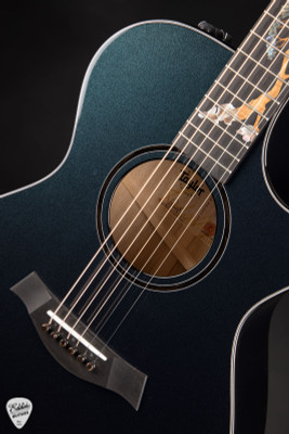 Taylor Custom #48 C22ce B5048 Grand Concert Shamel Ash – Dark Turquoise Metallic/NAMM Acoustic Guitar