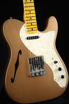 Used - Fender Custom Shop LTD 68 Telecaster Thinline Journeyman - Firemist Gold Metallic / 2020 Fender Online 2020 Custom Shop Event