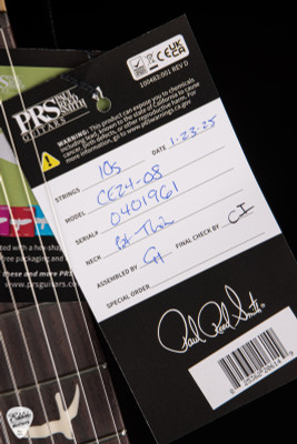 Paul Reed Smith CE 24-08 Swamp Ash Limited Edition Electric Guitar in Frost Blue Metallic