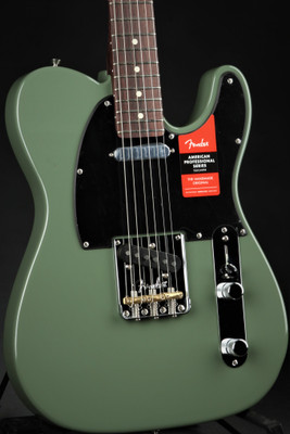 Fender 2019 Limited Edition American Professional Telecaster, Solid Rosewood Neck - Antique Olive