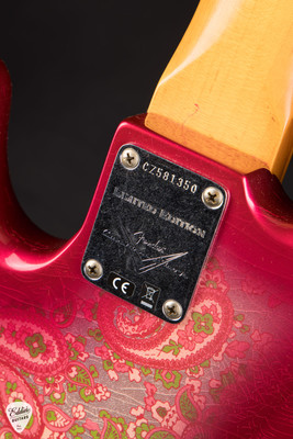 Fender Custom Shop LTD Jazz Bass Heavy Relic Bass Guitar in Aged Pink Paisley
