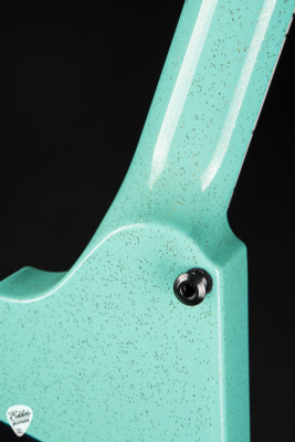 ESP USA V-II FR BH Electric Guitar in Midori Gold Sparkle