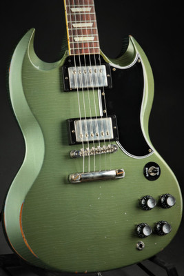 Gibson Custom Shop SG Standard Heavy Aged Antique Pelham Blue 7.8 #096052