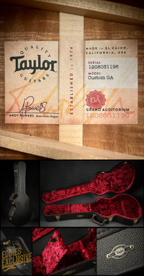 2021 - Taylor Eddie's Guitars 50th Anniversary Custom GA - Master Grade Koa Acoustic Guitar