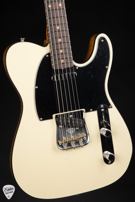 Fender Custom Shop Eddie’s Guitars Exclusive Dealer Select Roasted 1963 Telecaster Closet Classic Electric Guitar Vintage White