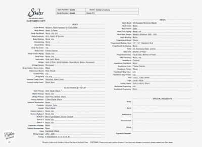 Suhr Modern Roasted Electric Guitar in- Fiesta Orange