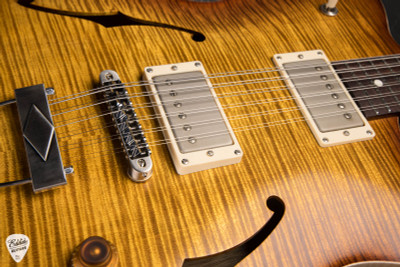 Nik Huber Rietbergen 12 String Prototype Electric Guitar in Faded Sunburst/NAMM Instrument