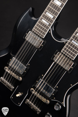 Gibson Custom Shop PSL Mid 60’s EDS-1275 VOS Ebony Fret Board Electric Guitar in Ebony 12.3 #CS404209
