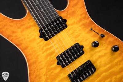 Suhr Modern 7 Quilt Roasted - Honey Amber Burst - Eddie's Guitars