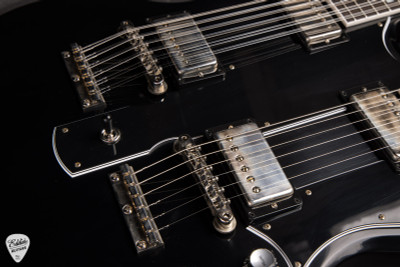 Gibson Custom Shop PSL Mid 60’s EDS-1275 VOS Ebony Fret Board Electric Guitar in Ebony 12.0 #CS404353