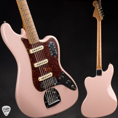Fender Custom Shop Eddie’s Guitars Exclusive Journeyman Relic® Bass VI Electric Guitar in Shell Pink