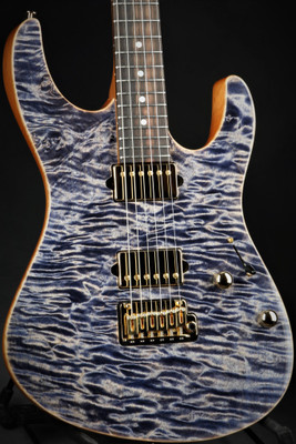 Suhr Modern Roasted/One Piece Top - Trans Blue Denim/Slate