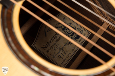 2017 - Kevin Ryan Signature Series Nightingale Grand Soloist - German Spruce & Brazilian Rosewood Acoustic Guitar
