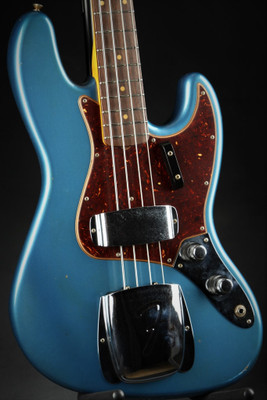 Fender Custom Shop Journeyman Relic 1960 Jazz Bass - Aged Lake Placid Blue/B Stock